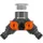 Gardena 2-Wege Ventil 21 mm / 26,5 mm silber