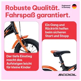 S'COOL XXlite 12 Zoll orange/schwarz