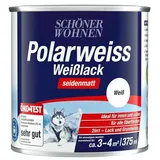 SCHÖNER WOHNEN-Farbe Weißlack Polarweiß 9426.0375.0 (Weiß, Seidenmatt, 375 ml)