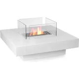 moritz Ethanol Kamin Standkamin I Tisch Kamin I 35 x 70 x 70 cm Cube I 1,5 Liter Brenner I Bioethanol Kamin IEthanol Kaminofen Indoor Outdoor I Inn...