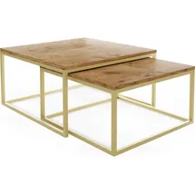 WFL GROUP Vella Braun Eiche 76 x 39 cm
