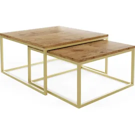 WFL GROUP Vella Braun Eiche 76 x 39 cm