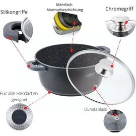 Cheffinger Kochtopf Ø 28 Aluguss Induktion Biko
