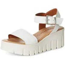 TAMARIS Keilsandaletten Damen Weiß 40