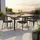 Merxx Tilos Gartentisch 150 x 90 x 74 cm Braun/Grau
