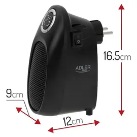 Adler AD 7726 400 W Schwarz
