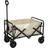 INDA-EXCLUSIV Bollerwagen faltbar beige