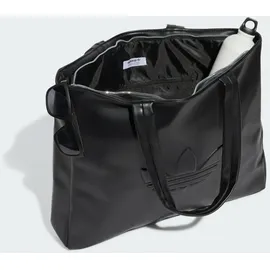 adidas Polyurethan Outline Trefoil Shopper Tasche - Black - 1 Größe