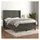 vidaXL Boxspringbett mit Matratze Dunkelgrau 140x200 cm Samt