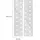 roba Bankauflage 108 x 20 x 2 cm grau 2-tlg.