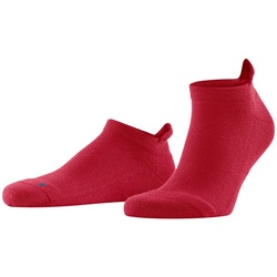 FALKE Unisex Sneakersocken - Cool Kick, Socken, Polyester, einfarbig, kurz Rot 42-43