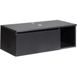 Beliani Beliani, Waschbeckenunterschrank Rupanco 80 cm Schwarz