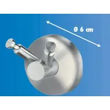 Trendline Multifunktionshaken Simple Round Edelstahl gebürstet