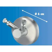 Trendline Multifunktionshaken Simple Round Edelstahl gebürstet