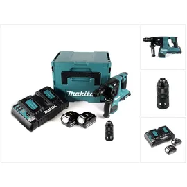 Makita DHR 281 PMJ inkl. 2 x 4,0 Ah Akku + Doppelladegerät