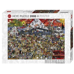HEYE Puzzle British Music History Puzzle 2000 Teile, 2000 Puzzleteile