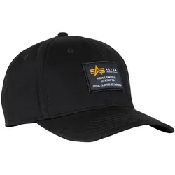 Trucker Cap ALPHA INDUSTRIES "Alpha Industries Accessoires - Headwear Crew Cap", Damen, schwarz, Obermaterial: 100% Baumwolle, Caps