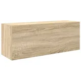 vidaXL Bad-Wandschrank Sonoma-Eiche 80x25x30 cm Holzwerkstoff