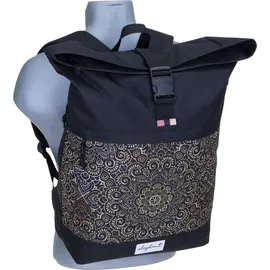 Elephant Gin Rucksack Damen Freizeitrucksack 13038 Schwarz