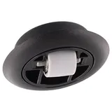 Wagner Bohrsenk-Soft-Lenkrolle MINI - Ø 15 mm, Kugellager &-kranz, Gehäuse Ø 55/40 x 11/8 mm, Tragkraft 50 kg - 01709301