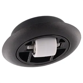 Wagner Bohrsenk-Soft-Lenkrolle MINI - Ø 15 mm, Kugellager &-kranz, Gehäuse Ø 55/40 x 11/8 mm, Tragkraft 50 kg - 01709301