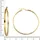 Fascination by Ellen K. Creolen 375/- Gelbgold diamantiert Ø 45mm