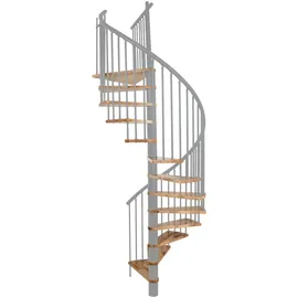 Minka Spindeltreppe Spiral Effect 160 cm Durchmesser 305,5 cm Aluminium/Holz/Metall/Stahl