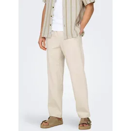 Only & Sons ONSSINUS LOOSE 0007 COT LIN PANT NOOS Grau XL