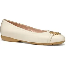 GEOX Damen D ANNYTAH B Ballet Flat, Papyrus, 42 EU