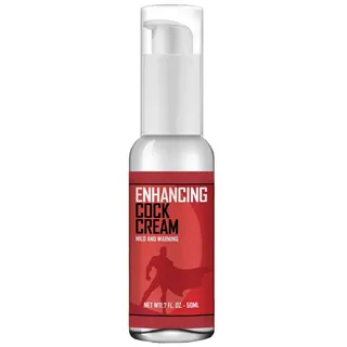 PharmQuests Stimulationsgel Enhancing Cock Cream, Tube mit 50ml, 1-tlg., wärmende Creme für den Penis - für Veganer geeignet