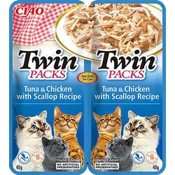 INABA CAT Twin Thunfisch mit Huhn und Muschel 2x40g