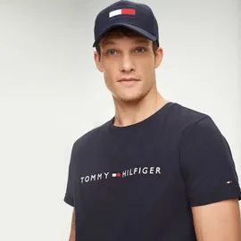 Tommy Hilfiger Logo Kurzarm-T-Shirt Sky Captain M