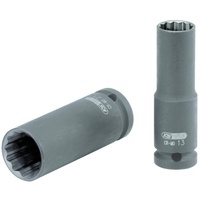 KS Tools 1/2" 12-kant-Kraft-Stecknuss, lang, 28 mm