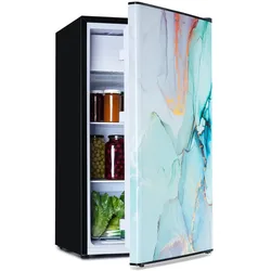 CoolArt 79L Kühl-Gefrier-Kombination EEK E Gefrierfach 9l Designtür