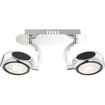 GLOBO Adretter 12W LED Spot Strahler Chalet 56220-2 grau