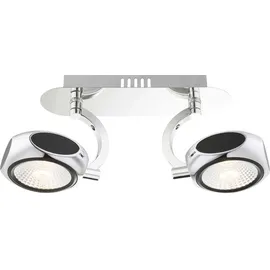 GLOBO Adretter 12W LED Spot Strahler Chalet 56220-2 grau