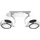 GLOBO Adretter 12W LED Spot Strahler Chalet 56220-2 grau