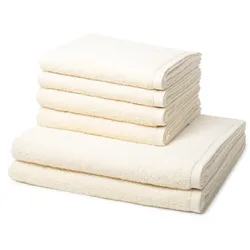 ROSS Vita Handtuch-Set (6-teilig) Sand Weiss 