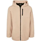 URBAN CLASSICS Kapuzenjacke Mit Reißverschluss Kapuzenjacke Mit Reißverschluss Parka Light Beige S