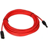 Verlängerungskabel 6mm2 kompatibel mit MC4 Solarkabel - 10m rot 0% MwSt nach §12 Abs. 3 UstG