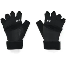 Under Armour Damen Mesh HB 2PK, atmungsaktive Gym Handschuhe mit Handfläche aus Leder, verstellbare Trainingshandschuhe mit Tasche für Schlüssel
