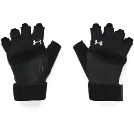 Under Armour Damen Mesh HB 2PK, atmungsaktive Gym Handschuhe mit Handfläche aus Leder, verstellbare Trainingshandschuhe mit Tasche für Schlüssel