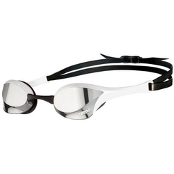 Arena Sportbrille Schwimmbrille Cobra Ultra Swipe Erwachsene Antibeschlag-Technologie silberfarben|weiß