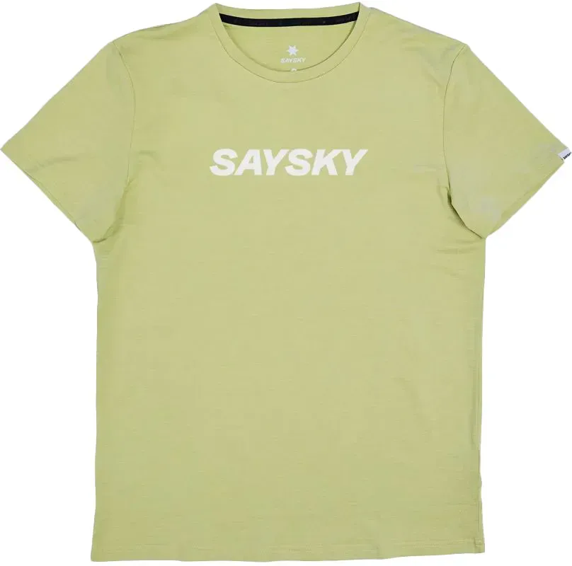 Saysky Herren Logo Pace T-Shirt grün