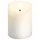 goobay LED Echtwachskerze 7,5 x 10 cm weiß