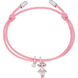 Prinzessin Lillifee Armband 925er Silber, Textil Armbänder & Armreife   Damen 