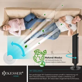 Kesser Turmventilator schwarz