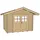 Weka Neustadt 1 3,00 x 3,00 m natur