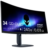 Dell Alienware AW3425DW 86,9cm (34,2") UWQHD OLED Curved Gaming