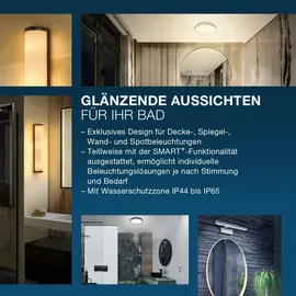 Osram Wandleuchte 32 cm E14 Schwarz